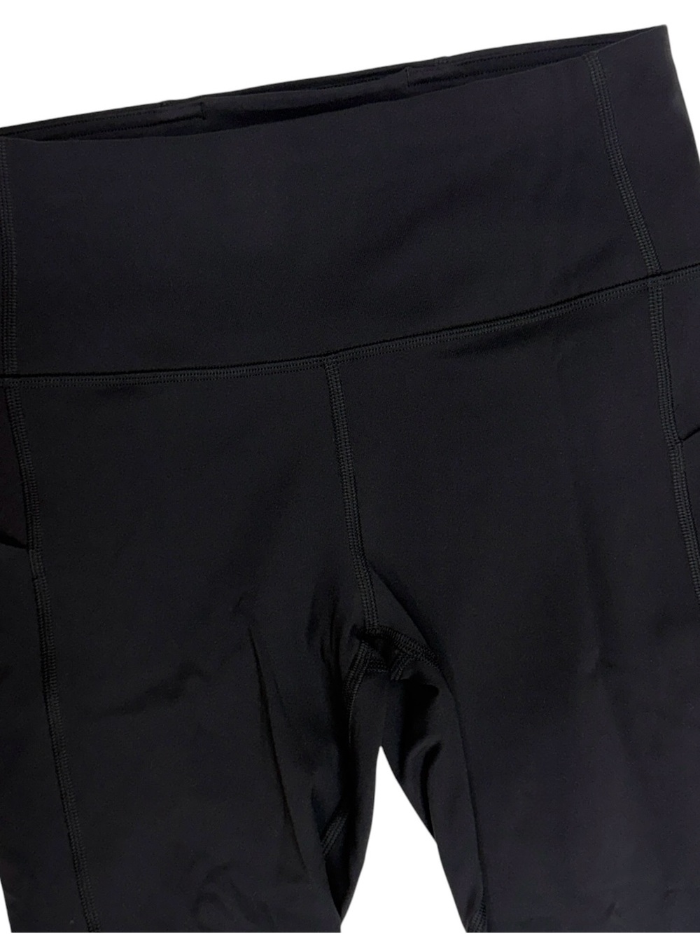 Lululemon Leggings Women 6 Black Pace Rival High-Rise Crop 22" Athletic Gym Pant